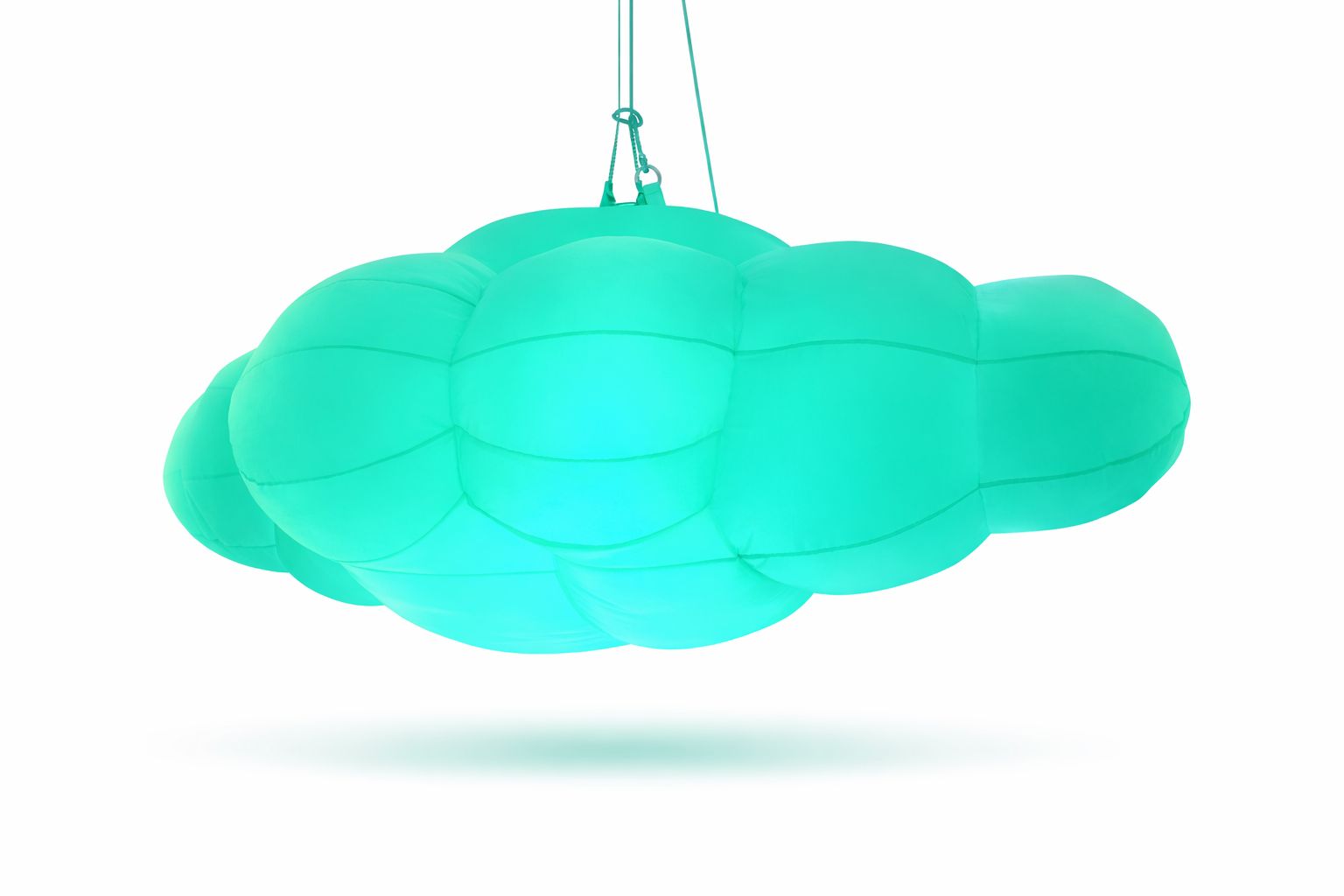 Nube LED turquesa